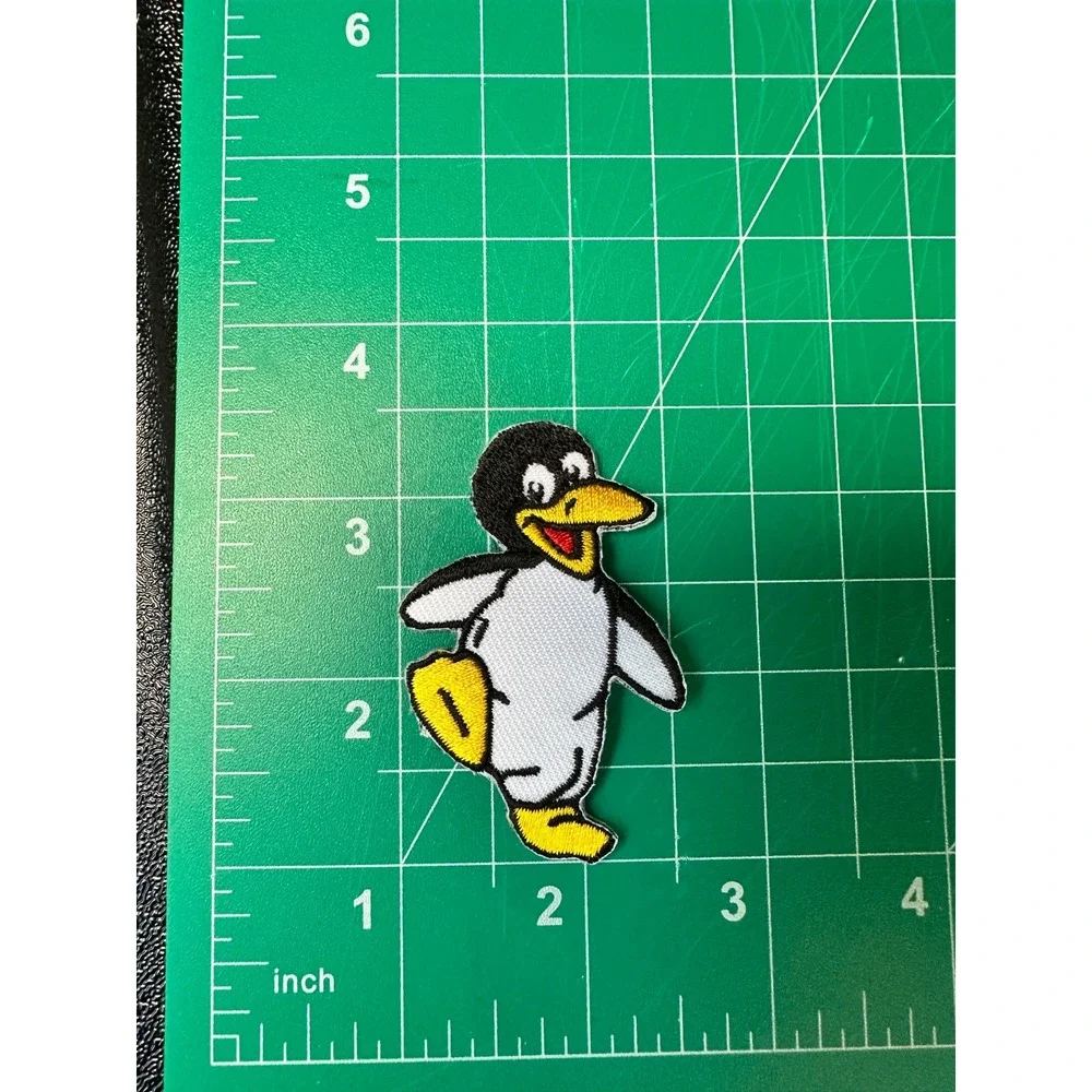 Baby Penguin Cartoon Iron‎ On Patch Embroidered Applique DIY Craft Project
